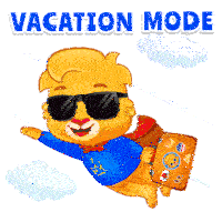Vacation Mode Vacay Sticker