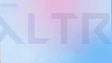 the word trx is displayed on a blue background