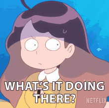 Whats It Doing There Bee GIF - Whats It Doing There Bee Bee And Puppycat GIFs