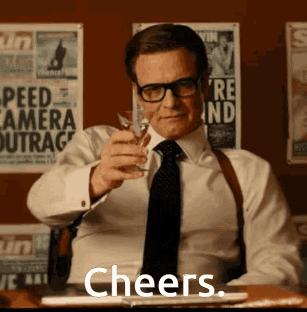 Kingsman Cheers GIF - Kingsman Cheers - Discover & Share GIFs