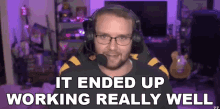 It Ended Up Working Really Well William Newberry GIF - It Ended Up Working Really Well William Newberry Smite GIFs