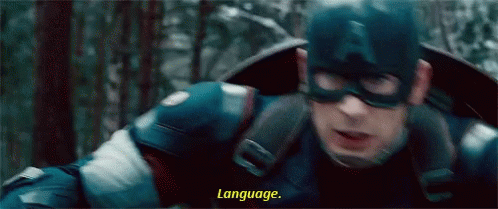 Captain America Language GIF - Captain America Language GIFs