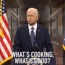 Whats Cooking Whats Good Joe Biden GIF - Whats Cooking Whats Good Joe Biden Saturday Night Live GIFs