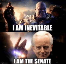 Star Wars ıam The Senate GIF - Star Wars ıam The Senate I Am Inevitable GIFs