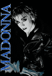 Madonna 1986-album-true-blue GIF - Madonna 1986-album-true-blue Leather-motorcycle-jacket GIFs