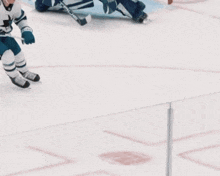 a hockey player with the number 20 on his jersey stands in front of a crowd