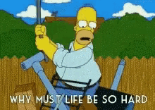 Why Must Life Be So Hard Homer Simpson GIF - Why Must Life Be So Hard Homer Simpson GIFs
