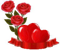 розы сердце любовь Sticker