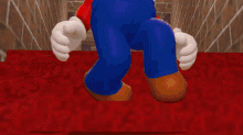 Smg4 Mario GIF - Smg4 Mario Falling Down The Stairs GIFs
