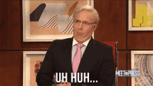 Uh Huh Mitch Mcconnell GIF - Uh Huh Mitch Mcconnell Meet The Press GIFs