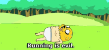 Adventure Time Running GIF
