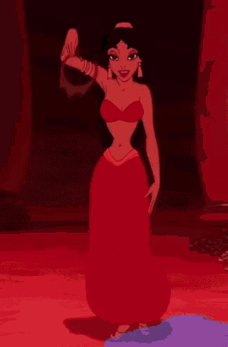 Disney Jasmine Red Dress