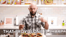 Provolone Is Sharp Food Review GIF