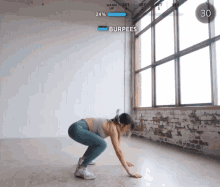 Burpees Legs Day GIF