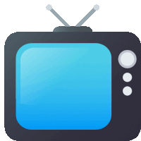 Television Objects Sticker