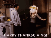 Happy Thanksgiving GIF - Happy Thanksgiving Friends GIFs