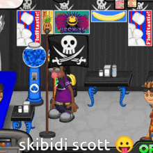a pirate flag with a skull and crossbones on it is hanging from a pole