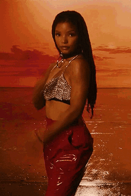 Tiktok Karinushabelokon GIF - Tiktok Karinushabelokon Red Lingerie