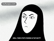 Well Then Stop Staring At My Butt!.Gif GIF - Well Then Stop Staring At My Butt! Persepolis Filmedit GIFs