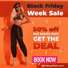 Indique Hair Gif Black Friday Week GIF - Indique Hair Gif Black Friday Week Black Friday Sale GIFs