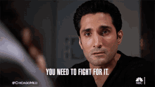 you need to fight for it crockett marcel chicago med dominic rains do your best