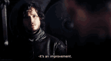 Game Of Thrones Jon Snow GIF - Game Of Thrones Jon Snow Its An Improvement GIFs