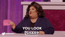 You Look Sharp Snatch Game GIF - You Look Sharp Snatch Game Rupauls Drag Race GIFs