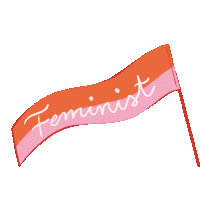 Flag Feminist Sticker - Flag Feminist Feminism Stickers