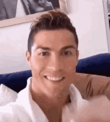 Cristiano Ronaldo Drinking GIF - Cristiano Ronaldo Drinking Wink GIFs