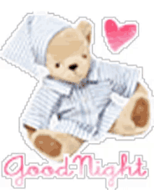 Teddy Bear Good Night GIF - Teddy Bear Good Night Love GIFs