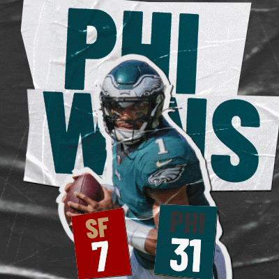 Philadelphia Eagles (31) Vs. San Francisco 49ers (7) Post Game GIF