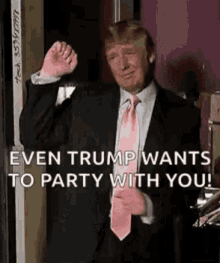 Dancing Trump GIF - Dancing Trump Even Trump Wants To Party With You GIFs