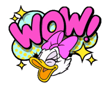 disney daisy duck wow sparkle happy