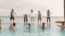 哈哈 GIF - Jump Pool Party GIFs