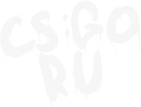 the word cs go is written in white on a white background
