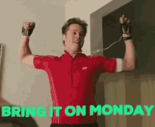 Brad Pitt Bring It On Monday GIF - Brad Pitt Bring It On Monday Dancing GIFs