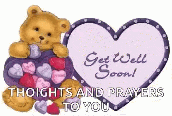 Get Well Soon Cute GIF - Get Well Soon Cute Teddy Bear - Discover ...