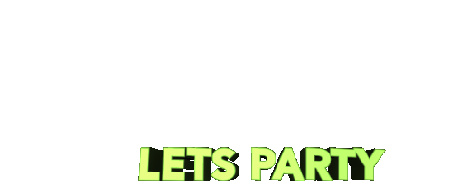 Lets Party Weekend Mood Sticker - Lets Party Weekend Mood Turnt Stickers