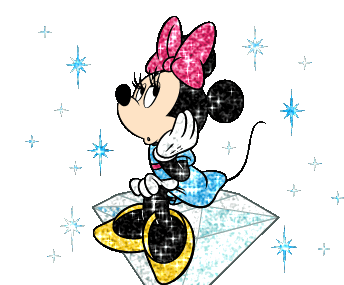 Minnie Beauty Sticker - Minnie Beauty Sparkle Stickers