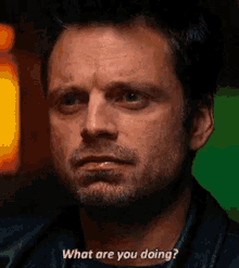 Winter Soldier Bucky Barnes GIF - Winter Soldier Bucky Barnes What Are You Doing GIFs