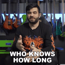 Who Knows How Long Andrew Baena GIF - Who Knows How Long Andrew Baena It Could Take Awhile GIFs