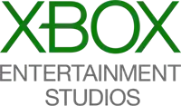 a logo for xbox entertainment studios is shown on a white background