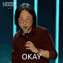 Okay Jimmy O Yang GIF - Okay Jimmy O Yang Laugh Track GIFs