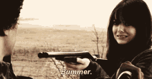 Sorry She Has To Shoot You GIF - Zombieland Emma Stone Bummer GIFs