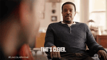 Thats Clever Russell Hornsby GIF - Thats Clever Russell Hornsby Lincoln Rhyme GIFs