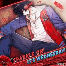 Ichiro Yamada Hypmic GIF - Ichiro Yamada Hypmic Sparkle On It'S Wednesday GIFs