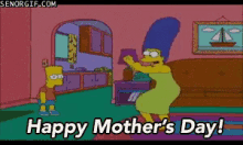 Happy Mothers Day! GIF - Mothersday Margesimpson GIFs