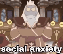 Social Anxiety King Andrias Leviathan GIF - Social Anxiety King Andrias Leviathan Anxiety Meme GIFs