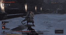 a screenshot of a video game shows a huge explosion and says " ashbourne the blood artist " at the bottom