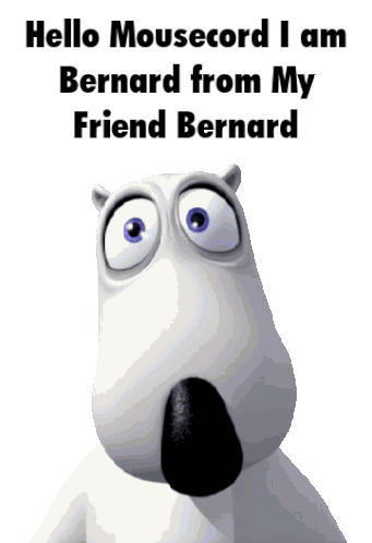 Bernard Mousecord Sticker - Bernard Mousecord Bernard Mousecord Stickers